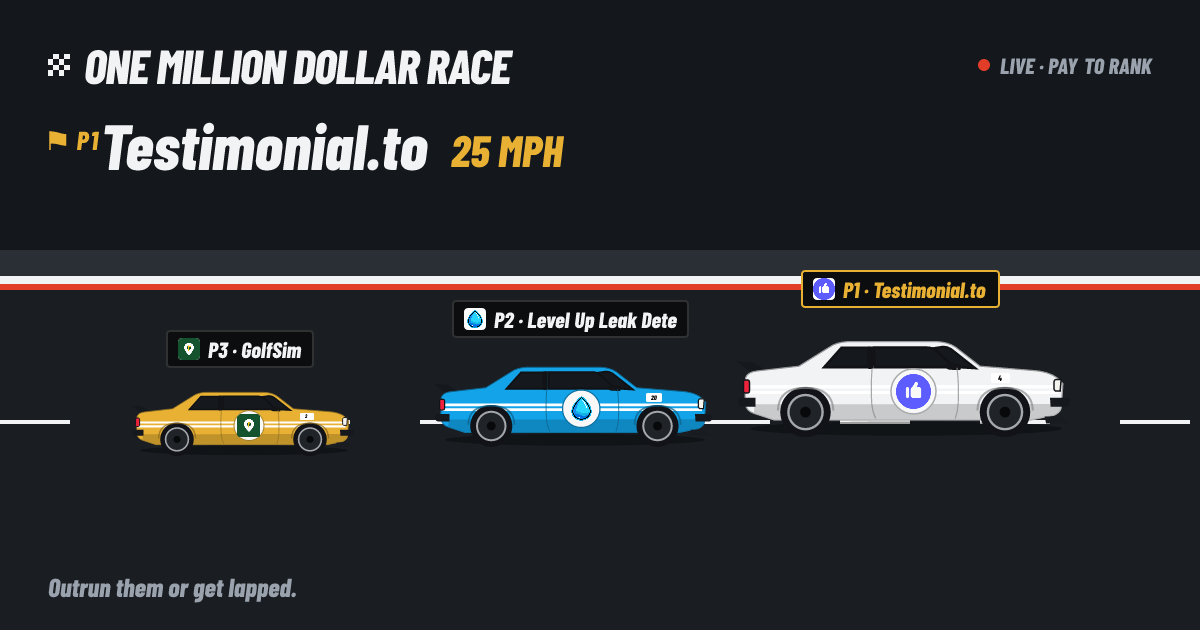 One Million Dollar Race Open Graph preview